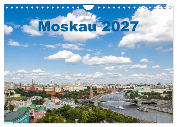"Calendar 2027 · US Version · Moskau 2027 (Wall Calendar 2027 12\" × 8\" Landscape)"-image