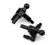 Yeah Racing Kyosho Mini-Z Aluminum Steering Knuckles Black 2 1 Camber
