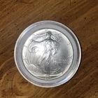 1994 U.S. Mint American Silver Eagle One Dollar 1 oz .999 Silver Coin in Capsule