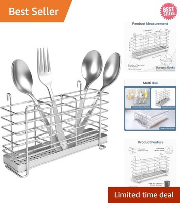 Versatile 304 Stainless Steel Kitchen Drainage Basket: 3 Compartment Organizer