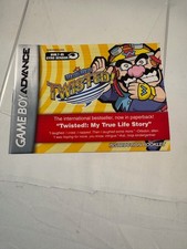 Wario Ware Twisted Nintendo Game boy Advance Instruction Booklet Manual