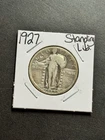 1927 Standing Liberty Silver Quarter VG Very Good U.S. 25c Type Coin (Raw18825)