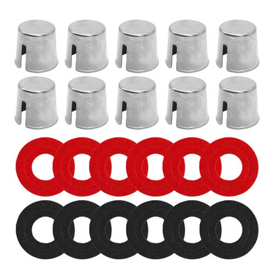 #ad 10PCS Battery Terminal Shims Top Post Repair Caps w Washers Universal $16.99