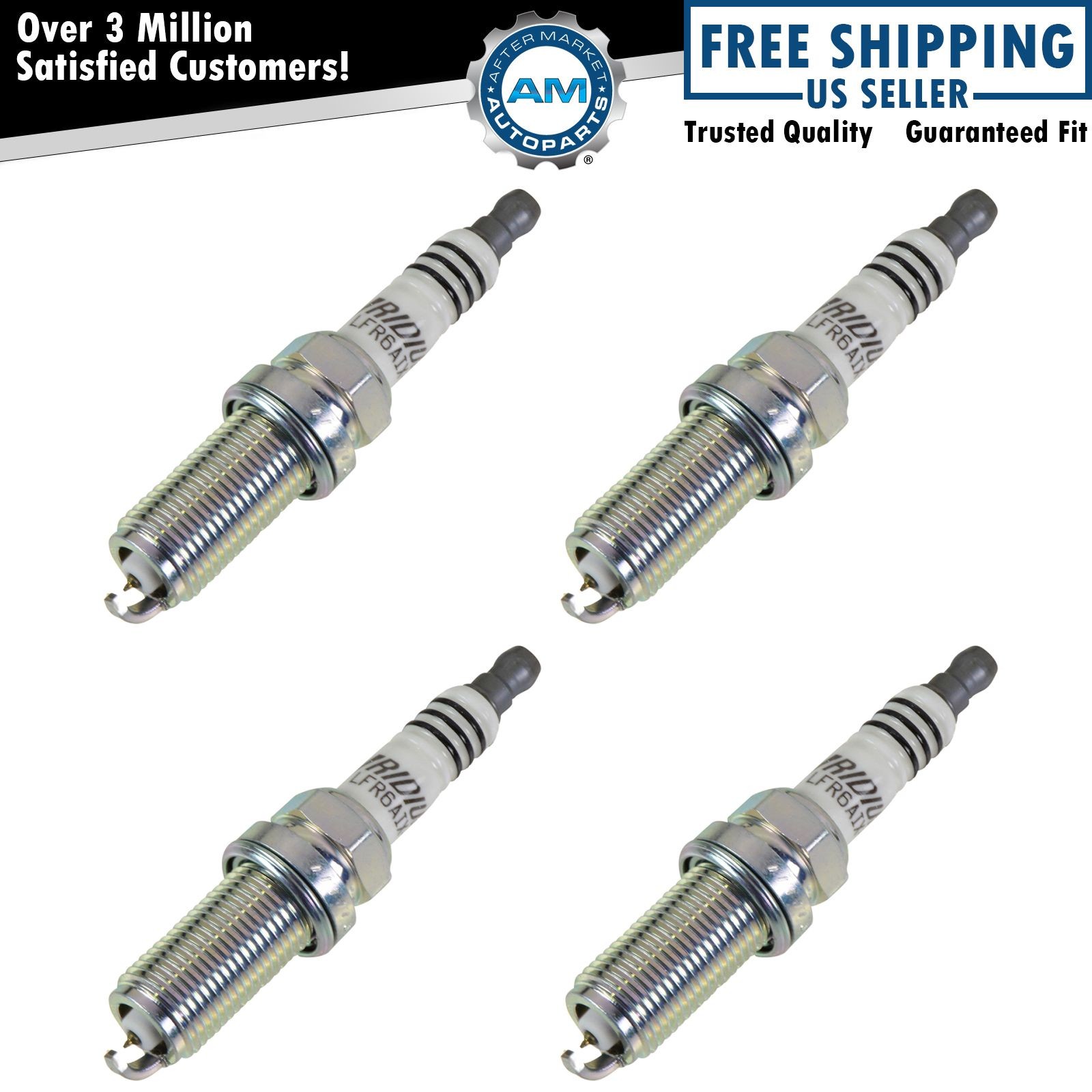 NGK 6619 Iridium IX Spark Plugs Set of 4 for BMW Toyota Lexus Suzuki Saab New