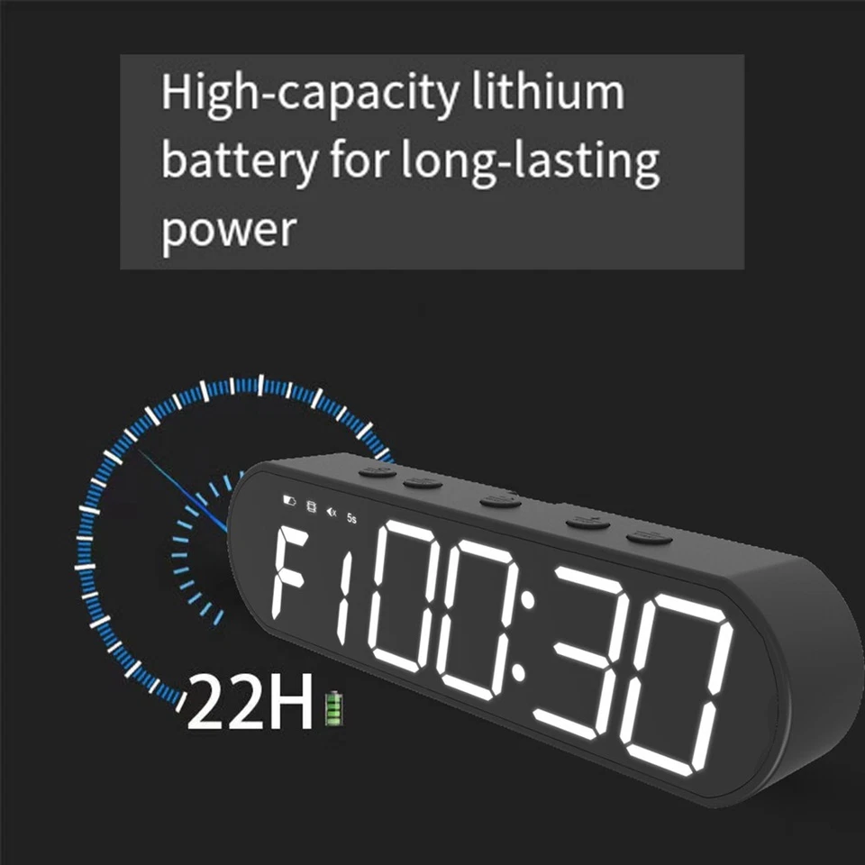 Tragbarer Gym Timer 1000mAh Multifunktional Fitness Sport Intervall Workout9110 - Bild 4 von 4