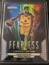 Lorenzo Brown 2023/2024 Euroleague Prizm Fearless Mojo Prizm /25