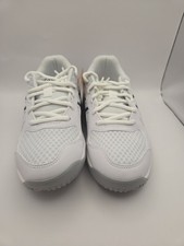 ASICS Upcourt 6 GS Kids White Black Athletic/Volleyball Shoes Sneakers Size 4