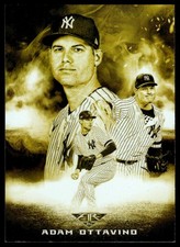 2020 Topps Fire Smoke & Mirrors Gold Adam Ottavino New York Yankees #SM-9