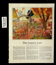 1940 Country Fair HJ Heinz Co Vintage Print Ad 21075