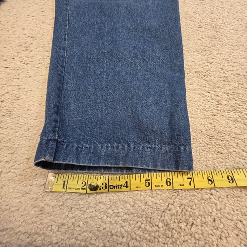 Vintage 80s Dreams Denim Romper Coveralls Jumpsuit Denim Snap Large 70s - Picture 9 of 15
