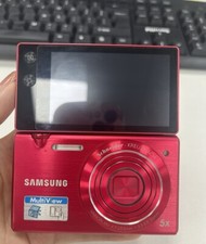 For Samsung MV800 16.1MP Digital Camera Flip-out Touch Screen Vlog 5x Zoom Red