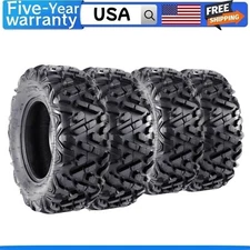 Set Of 4 25x8-12 25x10-12 ATV Tires 6Ply 25x8x12 ATV UTV Tires All Terrain Tire