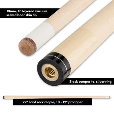 STECCA AMERICANA BILIARDO POOL CUE ACTION BW 01 STECCA AMERICANA BILIARDO POOL CUE ACTION BW 01