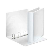 5 Star A4 Presentation Ring Binder Polypropylene 38mm 4D-Ring White (Pack of 10)