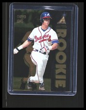 1995 Chipper Jones Rookie Card Pinnacle Zenith Edition Gold -#111 Atlanta Braves