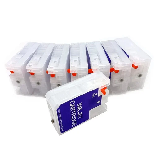 Wkłady atramentowe wielokrotnego napełniania T8501 -T8509 puste bez chipa do SureColor P800 SC-P800 - Zdjęcie 4 z 4