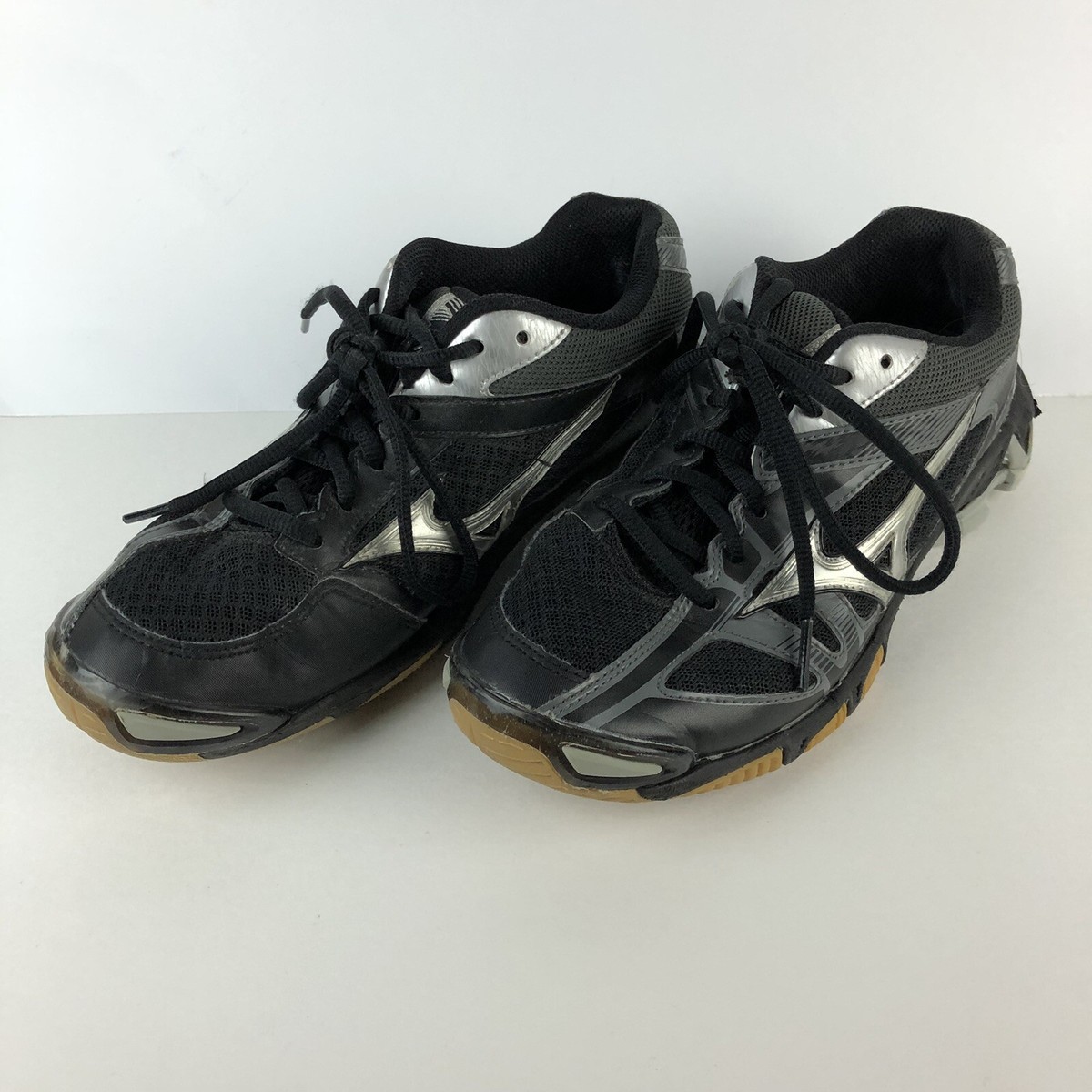 Mizuno Wave Bolt Black Sneakers Running Volleyball Shoes Women's