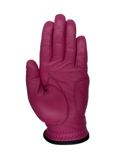 ***New*** Ladies Pink All Cabretta Leather Golf Gloves (Left Hand) - Afbeelding 2 van 2