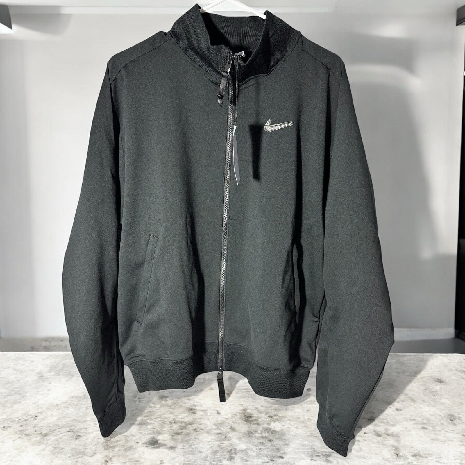 Men’s Size S - Nike X NOCTA Swoosh Swarovski Crystal Jacket Black DR2656-010