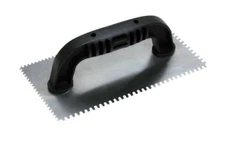 NEW! QLT MARSHALLTOWN METAL NOTCHED TROWEL 1/4 X 3/8 X 1/4" "SQ" #16239