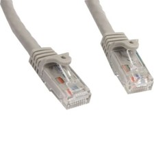 StarTech.com 50 ft Gray Snagless Cat6 UTP Patch Cable