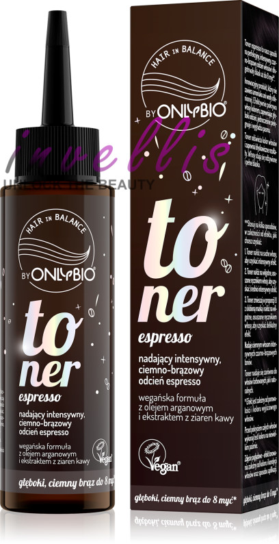 ONLYBIO TONER DO WLOSOW / HAIR TONER ESPRESSO 100ML