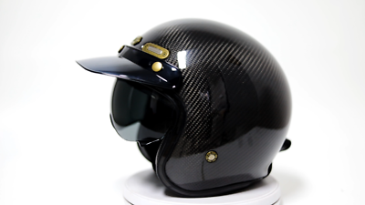 Retro Carbon Fiber Motorcycle Helmet Cafe Racer 3/4 Open Face Casco Moto Unisex | eBay Retro Carbon Fiber Motorcycle Helmet Cafe Racer 3/4 Open Face Casco Moto Unisex | eBay