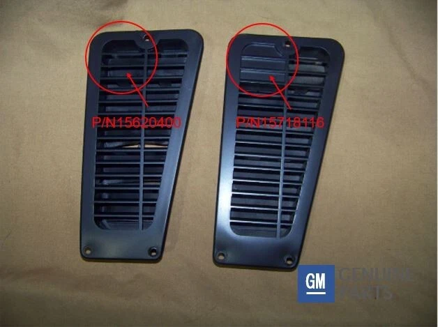 👉1👈1988-'98 Ventilación de puerta lateral derecha para Sierra o Silverado P/N 15620400 o 15718116 Foto 2 de 3