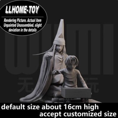 Game Hikaru ＆ Sai Go Chess Resin 3D Print GK Figure DIY Model Unpainted