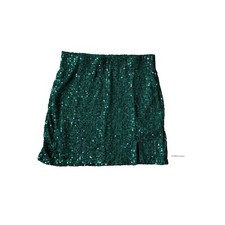 Art Class Green Sequin Skirt Girls Size Medium 7-8