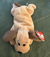 Ty Beanie Babies Bones The Dog 3rd Generation/ 1st Tush 3/1
