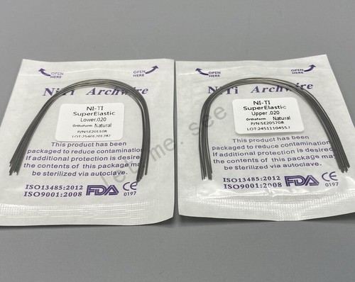 10x Dental Orthodontic Arch Wire Rectangular Natural Form 020 Super Elastic Niti - Picture 20 of 24