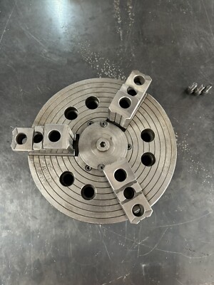 MMK 10'' THREE-JAW CNC LATHE POWER CHUCK With Jaws A2-8 MOUNT - #HA8-11-III