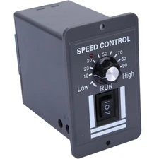 DC 12V-60V PWM DC Motor Speed Controller Regulator 10A Reversible Forward Switch