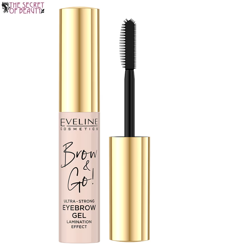 Eveline Brow and Go Ultra Strong Eyebrow Gel Lamination Effect Transparent 6ml
