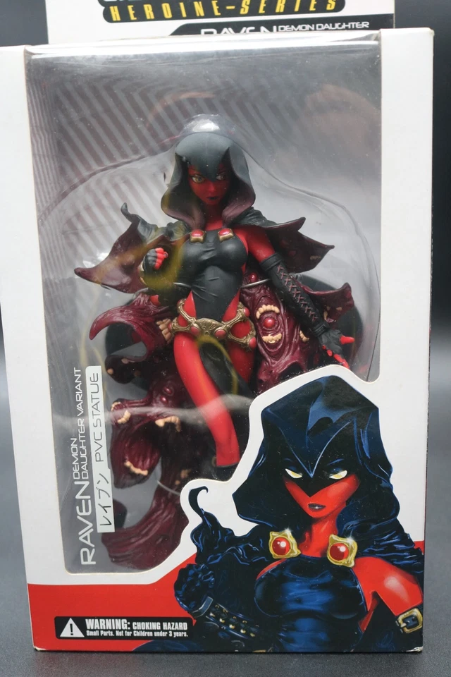 Estátua DC Direct Ame-Comi Raven Demon Daughter variante PVC na caixa - Imagem 4 de 4
