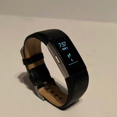 Fitbit Charge 2 FB407GMBKL Heart Rate Monitor Fitness  display picture 1