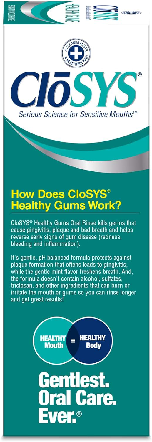 CloSYS Healthy Gums Oral Rinse Mouthwash 32 Fl Oz eBay