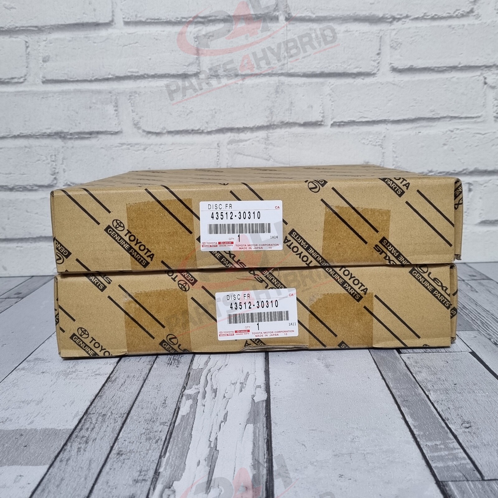 GENUINE LEXUS IS300H FRONT BRAKE DISCS 2013 ONWARDS OEM 43512-30310 FITS IS220D