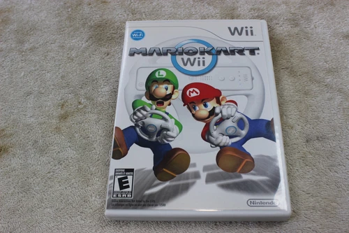 Mario Kart Wii (Nintendo Wii, 2008) CIB Complete in Box Video Racing Game Manual