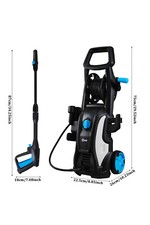 Image of 1600W Electric High Pressure Washer 135Bar 7.1L/Min Jet Wash Cleaner w/ 5M Hose