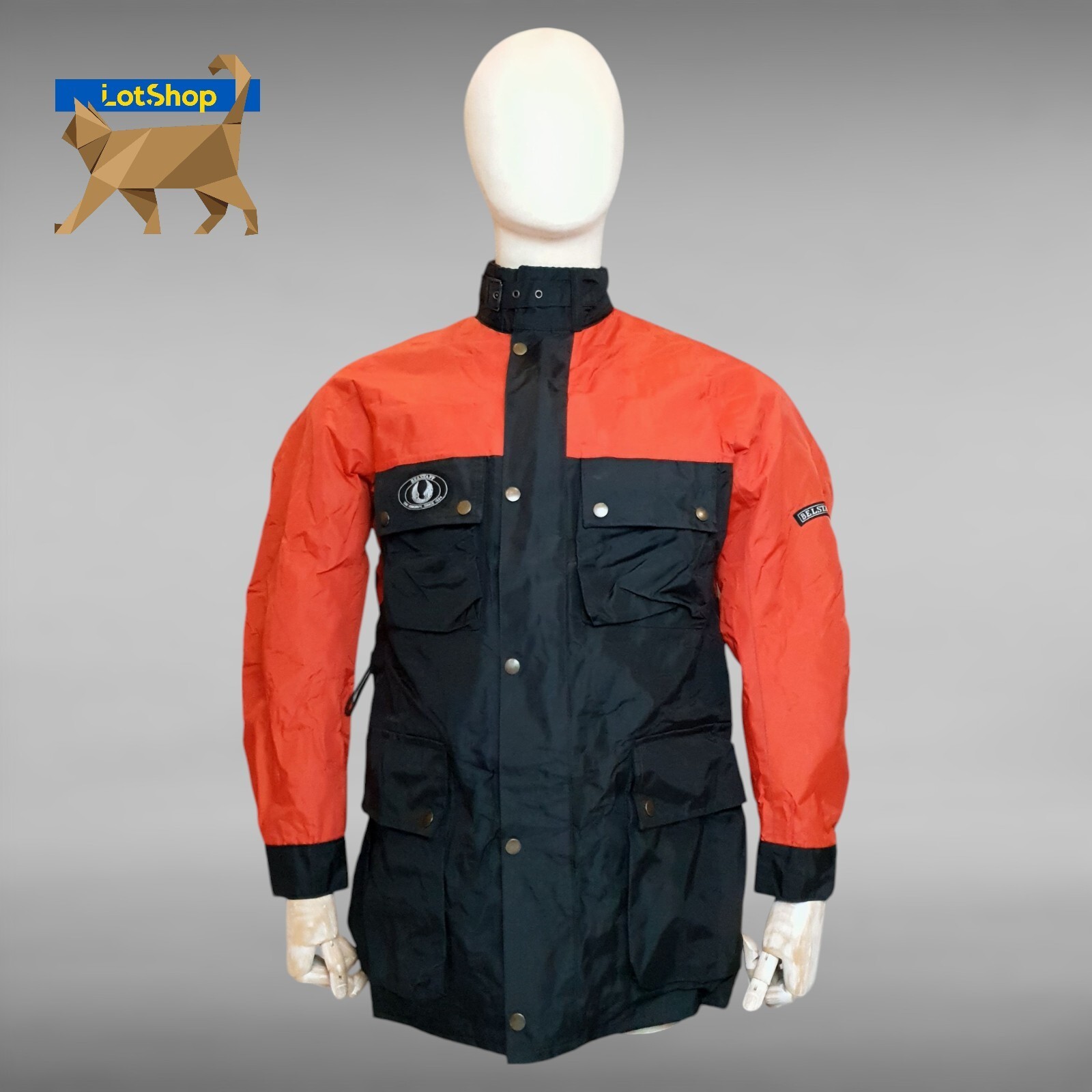ARC'TERYX Giacca a vento Belstaff Trialmaster 500 motociclista vintage M L 44 46