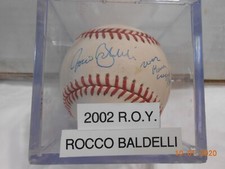 TB RAYSROCCO BALDELLI  R.O.Y. YEAR , TWINS MANAGER SIGNED BALL with COA