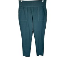 Denim  Co. Active Petite Duo Stretch Leggings with Wide Waistband Slate PM Size