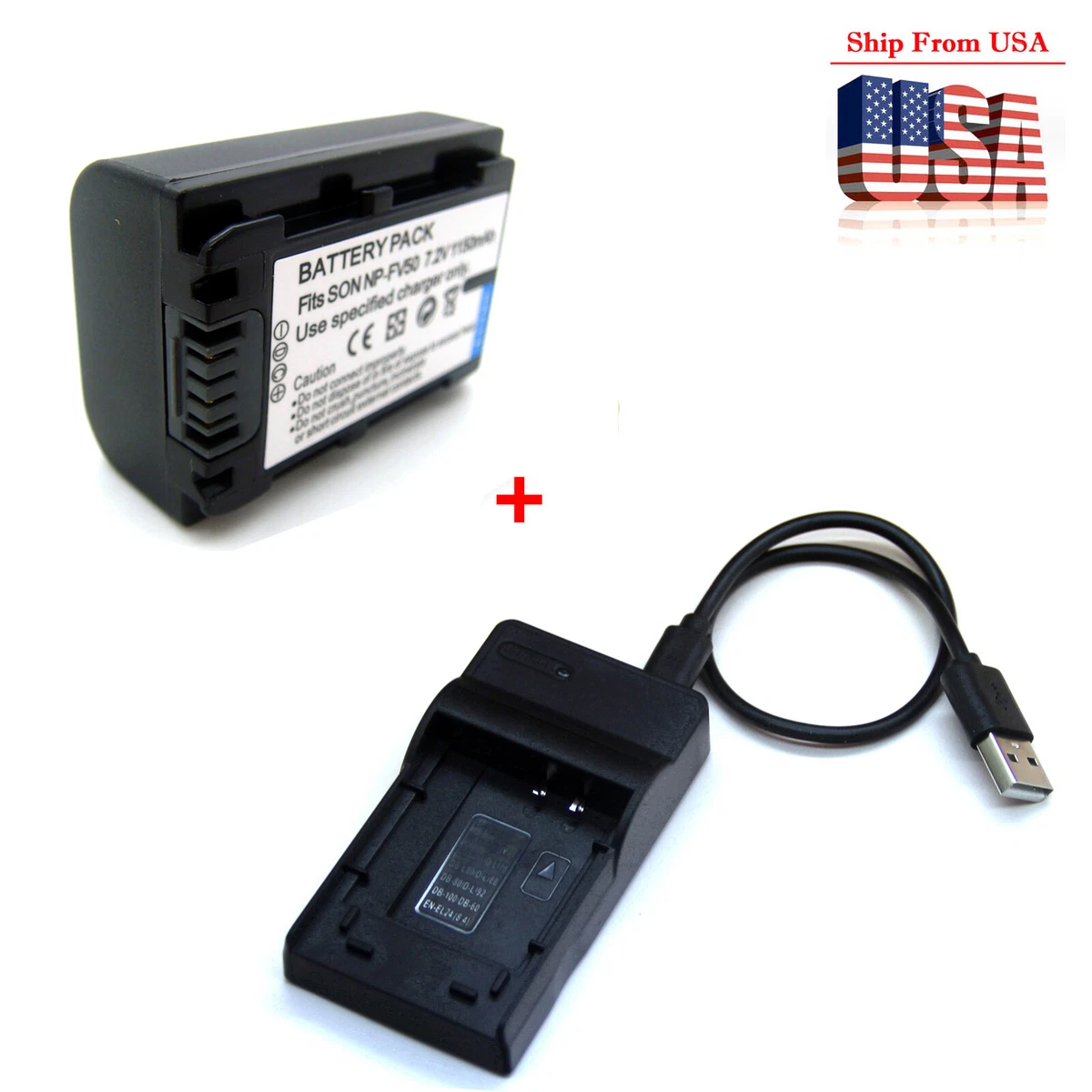 Kastar 1Pack NPFV100 Battery And AC Wall Charger, 41 OFF