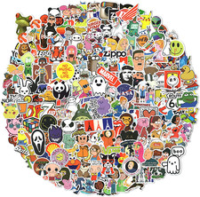 300PCS Cool Stickers, Waterproof Laptop Stickers Decals for Water Bottle Skatebo