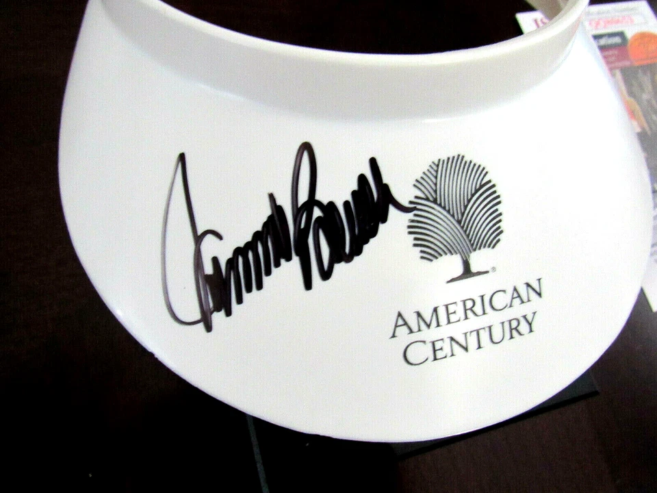 JOHNNY BENCH CINCINATTI REDS HOF CATCHER SIGNED AUTO VTG GOLF VISOR CAP HAT JSA - Image 2 of 3