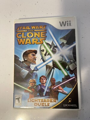 Star Wars: The Clone Wars - Lightsaber Duels (Nintendo Wii, 2008) ''TESTED''