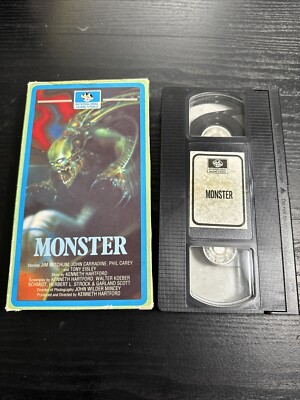 Monster VHS, 1978 Halloween Horror Movie Occult Creature Film Interglobal Tested