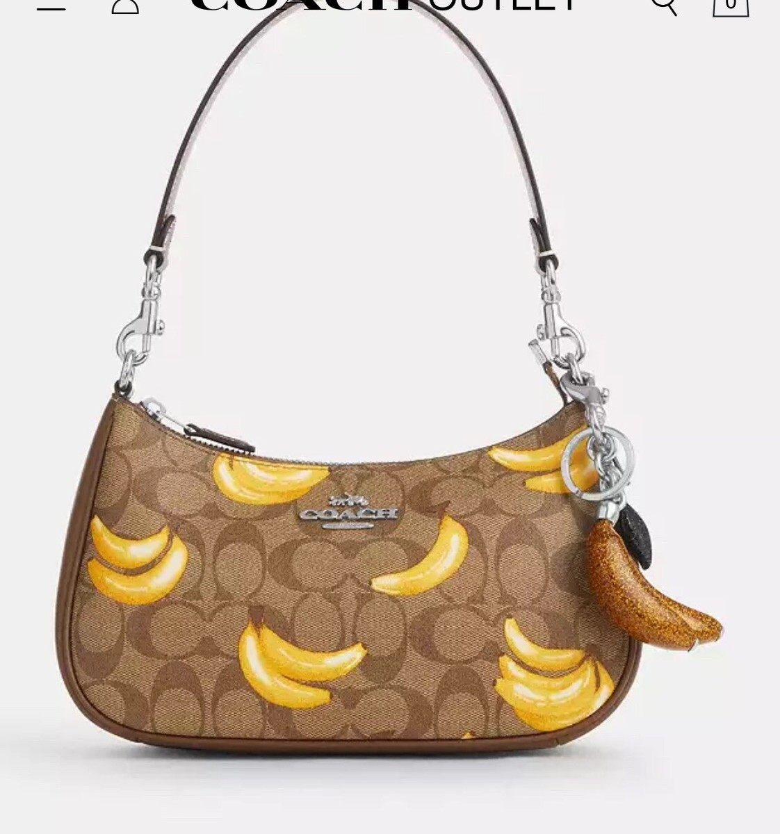 COACHコ−チ♥ハワイアンバナナリ−フ(banana…リュック・バックパック Coach Glitter Glitter Banana Bag Charm CR433 | eBay